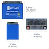 Mighty Max Battery YTX12-BS 12V 10AH GEL Battery Replaces Aprilia 1000RSV Thousand 01-05 YTX12-BSGEL334